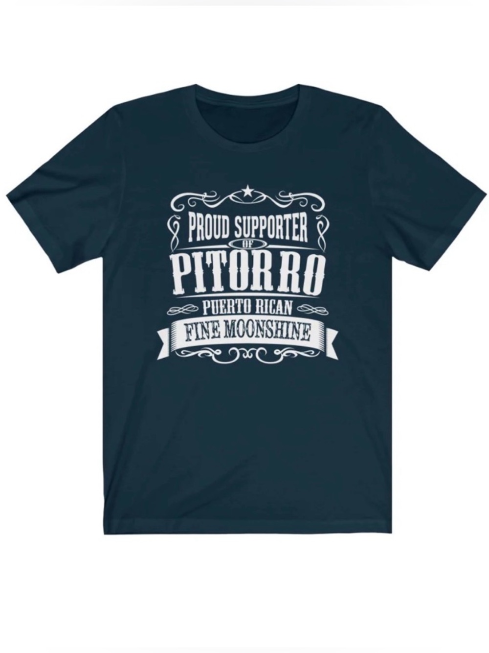 Navy Blue Graphic T-Shirt